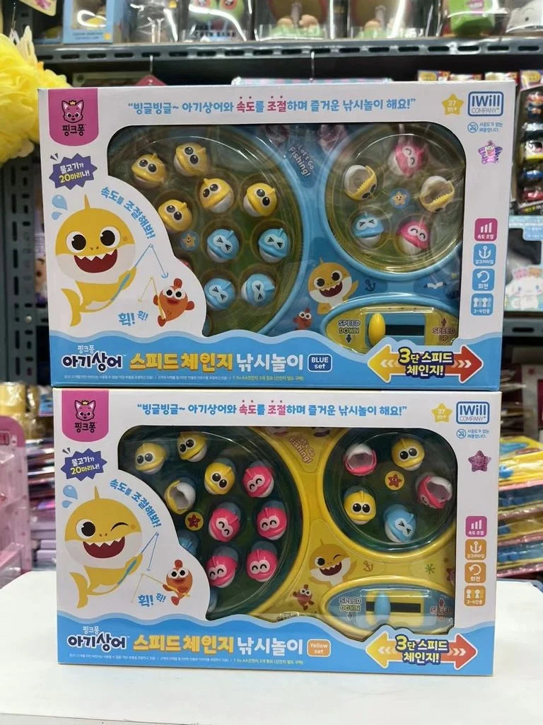 Baby Shark variable speed fishing game