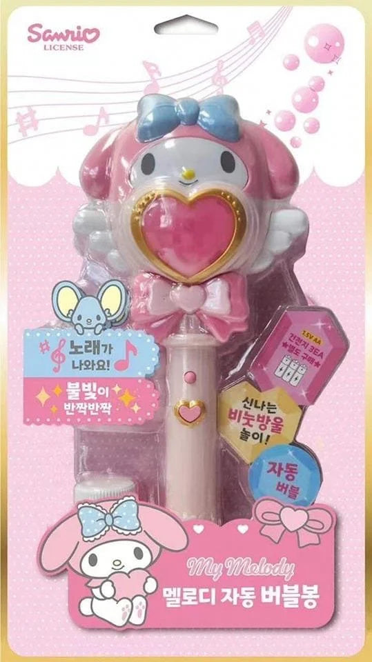 Sanrio automatic music bubble wand