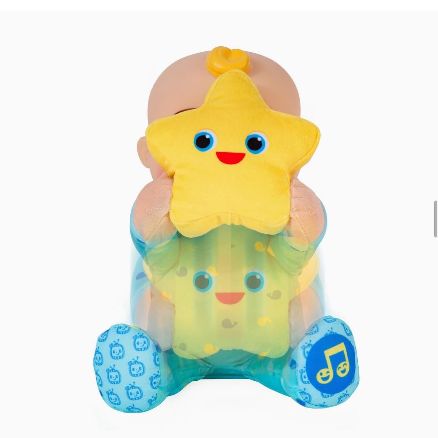 Cocomelon Peek-a-Boo JJ Plush Face Covering and Speech Doll