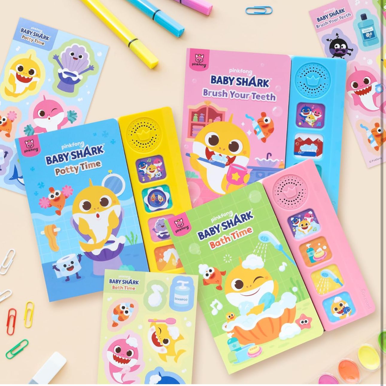 Baby shark 音樂書