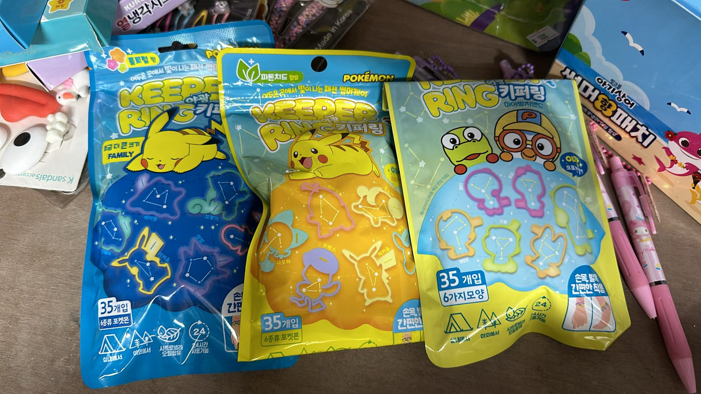 Glow-in-the-dark mosquito repellent hand strap