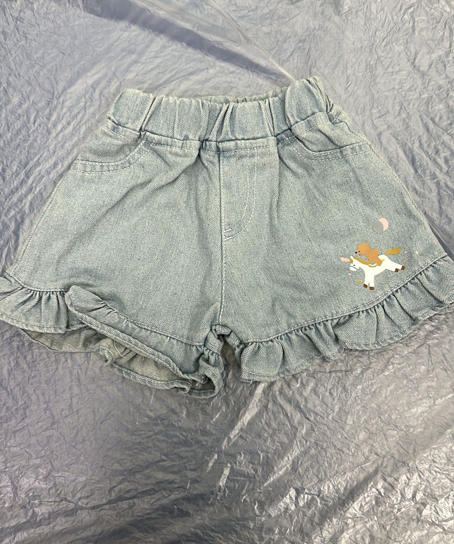 Japanese single lace short jeans 100 yards