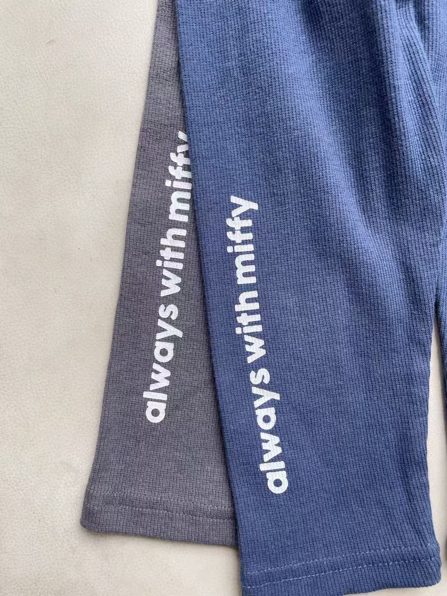 ‼ ️Hong Kong spot‼ ️ Miffy boys and girls leggings pure cotton