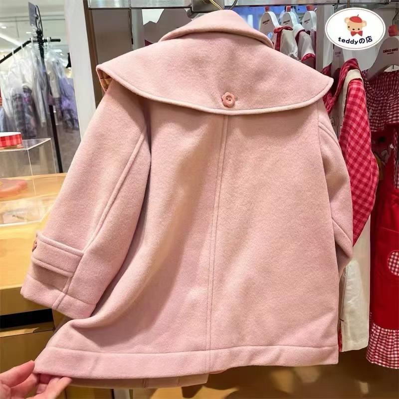 🏷️Pre-order 📦mikihouse warm and windproof horn button coat