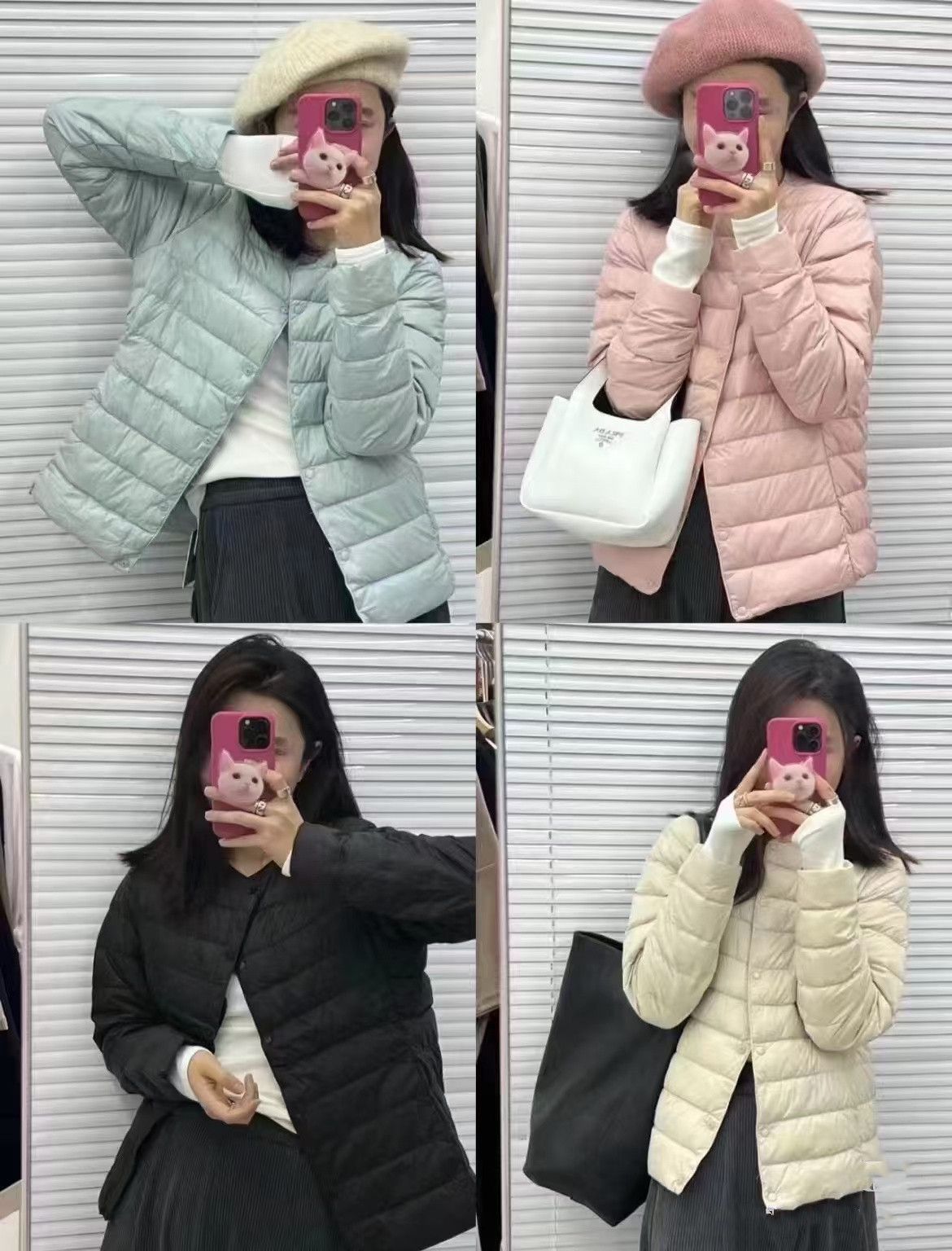 ‼ ️Factory stock‼ ️ U Ji long-sleeved lightweight down jacket