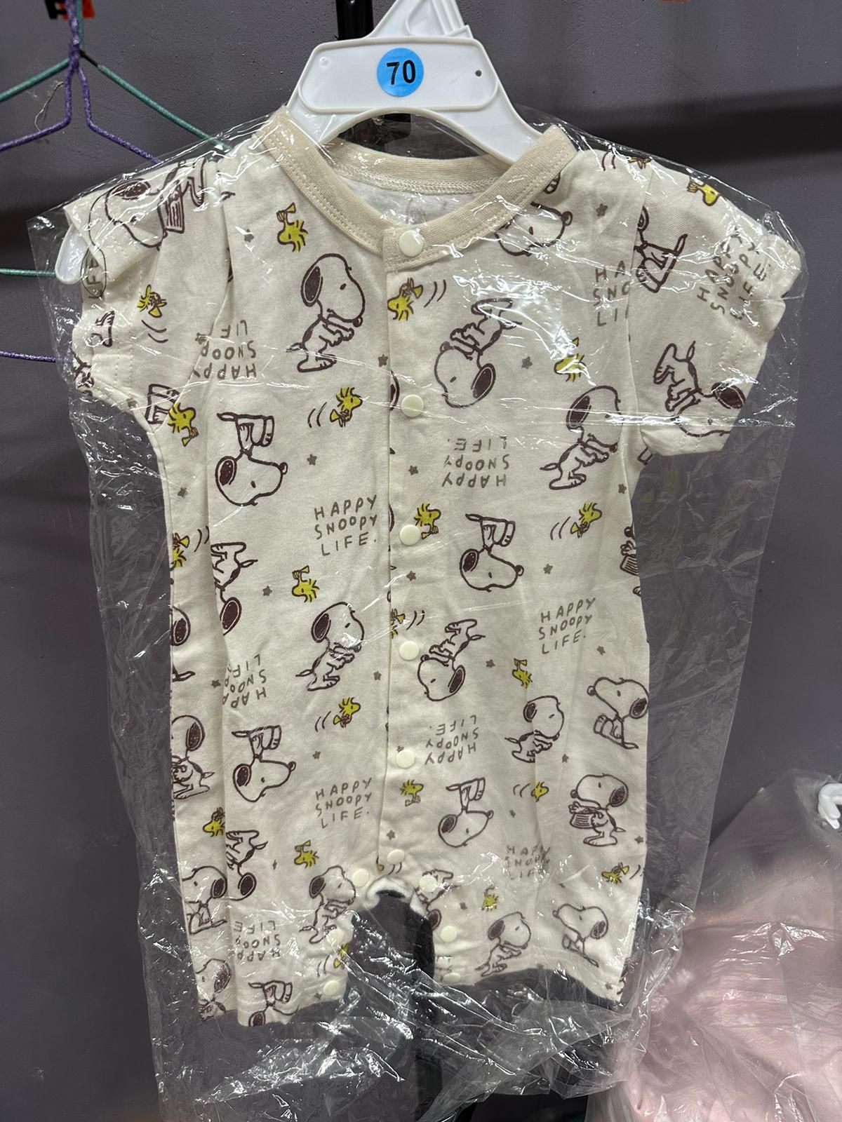 Snoopy short sleeve jumpsuit